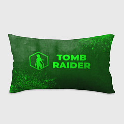 Подушка-антистресс Tomb Raider - green gradient по-горизонтали, цвет: 3D-принт