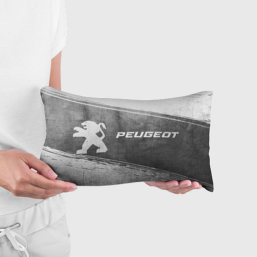 Подушка-антистресс Peugeot - grey gradient по-горизонтали / 3D-принт – фото 3
