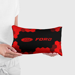 Подушка-антистресс Ford - red gradient по-горизонтали, цвет: 3D-принт — фото 2