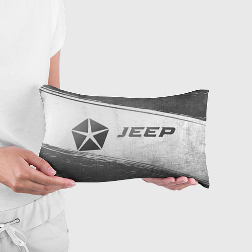 Подушка-антистресс Jeep - white gradient по-горизонтали / 3D-принт – фото 3
