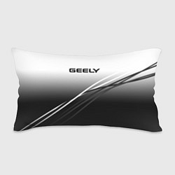 Подушка-антистресс Geely градиент из белого в тёмный с полосами