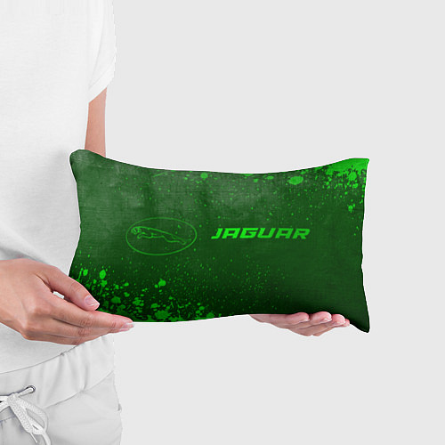 Подушка-антистресс Jaguar - green gradient по-горизонтали / 3D-принт – фото 3