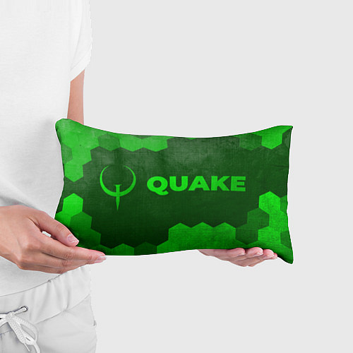 Подушка-антистресс Quake - green gradient по-горизонтали / 3D-принт – фото 3
