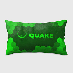Подушка-антистресс Quake - green gradient по-горизонтали, цвет: 3D-принт