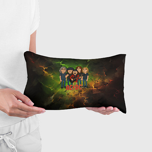 Подушка-антистресс Карикатура грууппы ACDC / 3D-принт – фото 3