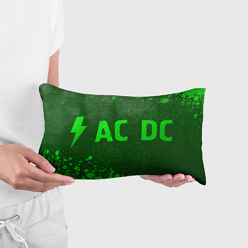 Подушка-антистресс AC DC - green gradient по-горизонтали / 3D-принт – фото 3