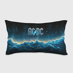 Подушка-антистресс ACDC логотип ледяной с молнией, цвет: 3D-принт