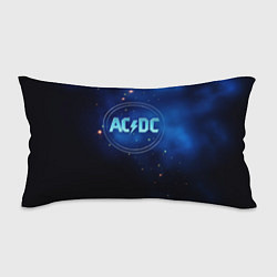 Подушка-антистресс ACDC логотип на синем фоне, цвет: 3D-принт