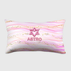 Подушка-антистресс Розовый лого Astro со стразами