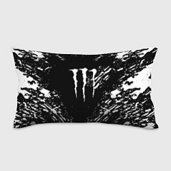 Подушка-антистресс Monster energy white splash, цвет: 3D-принт