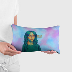 Подушка-антистресс Билли Айлиш из мозаики, цвет: 3D-принт — фото 2