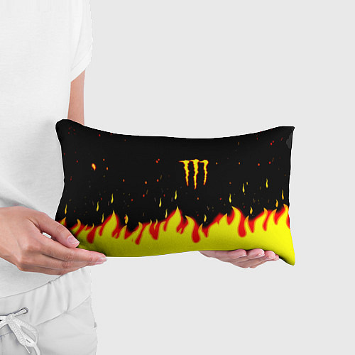 Подушка-антистресс Monster energy fire steel / 3D-принт – фото 3