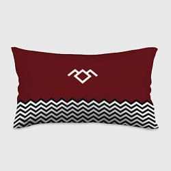 Подушка-антистресс Твин Пикс - лого, цвет: 3D-принт