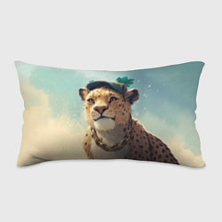Подушка-антистресс Леопард в кеппи, цвет: 3D-принт
