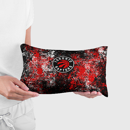Подушка-антистресс Торонто Рэпторс - цветовой хаос / 3D-принт – фото 3