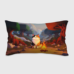 Подушка-антистресс Котик в кубическом мире, цвет: 3D-принт