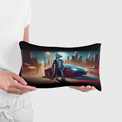 Подушка-антистресс Бендер с пистолетом - Нью-Йоркская мафия, цвет: 3D-принт — фото 2