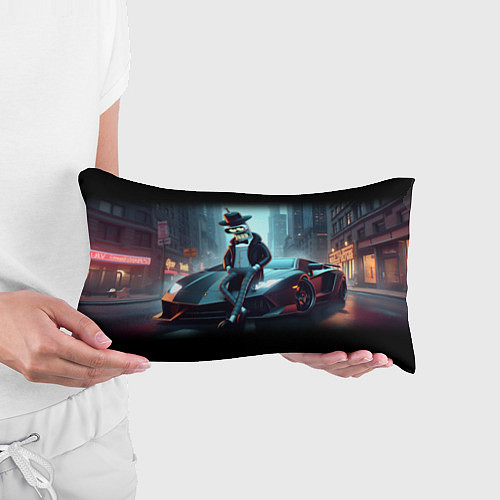 Подушка-антистресс Бендер счастливый владелец Ламборджини / 3D-принт – фото 3