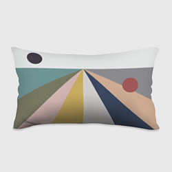 Подушка-антистресс Черное солнце красная луна, цвет: 3D-принт