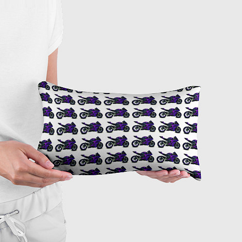 Подушка-антистресс Motorcycle purple gloss / 3D-принт – фото 3