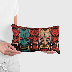 Подушка-антистресс Demons Oni - neuroart, цвет: 3D-принт — фото 2