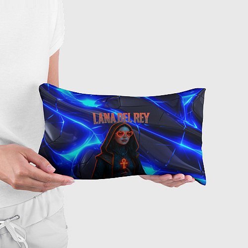 Подушка-антистресс Lana Del Rey киберпанк / 3D-принт – фото 3