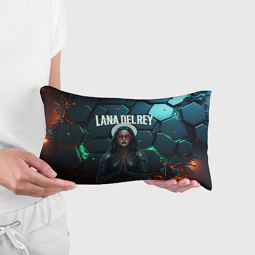 Подушка-антистресс Lana Del Rey в стиле киберпанка / 3D-принт – фото 3