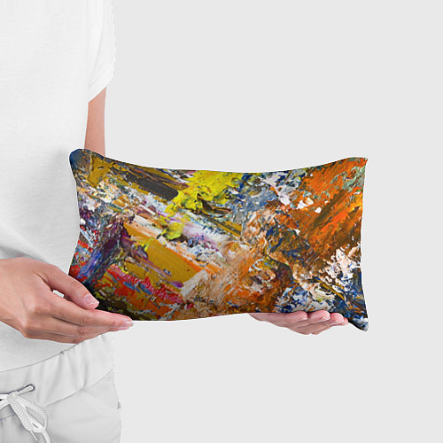 Подушка-антистресс Живая Абстракция: Поток Цветов и Форм в Постоянном / 3D-принт – фото 3