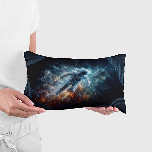 Подушка-антистресс Космонавт парит в космосе среди звезд / 3D-принт – фото 3