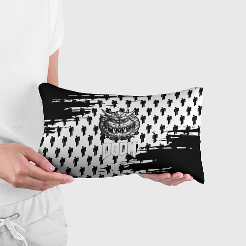 Подушка-антистресс Doom паттерн пипл краски / 3D-принт – фото 3