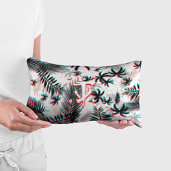 Подушка-антистресс Doom тропики глитч, цвет: 3D-принт — фото 2