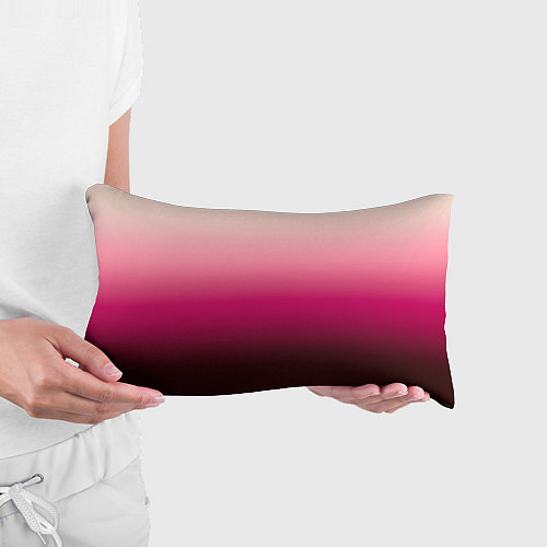 Подушка-антистресс Градиент transcendent pink омбре / 3D-принт – фото 3