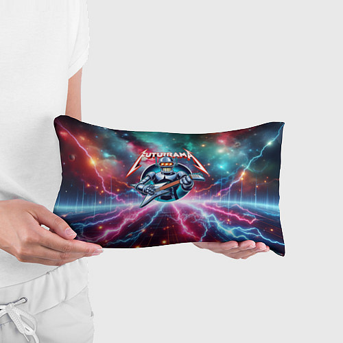 Подушка-антистресс Гитарист Бендер рок группы Футурама / 3D-принт – фото 3