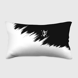 Подушка-антистресс Doom краски черно белый, цвет: 3D-принт