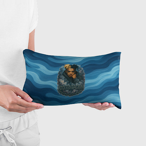 Подушка-антистресс XXXTentacion в облаке / 3D-принт – фото 3