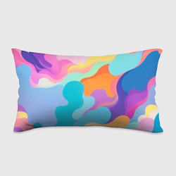 Подушка-антистресс Разноцветные красивые облака, цвет: 3D-принт