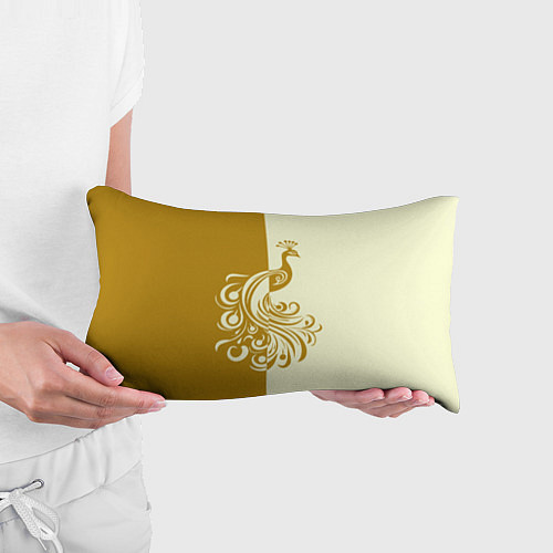 Подушка-антистресс Жар-птица в золотом / 3D-принт – фото 3