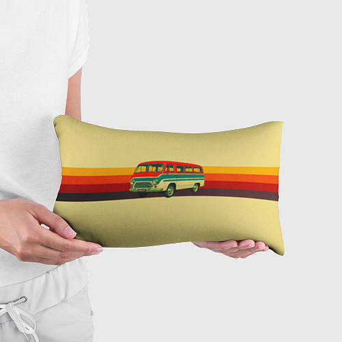 Подушка-антистресс Ретро автобус РАФ-977 поп-арт / 3D-принт – фото 3