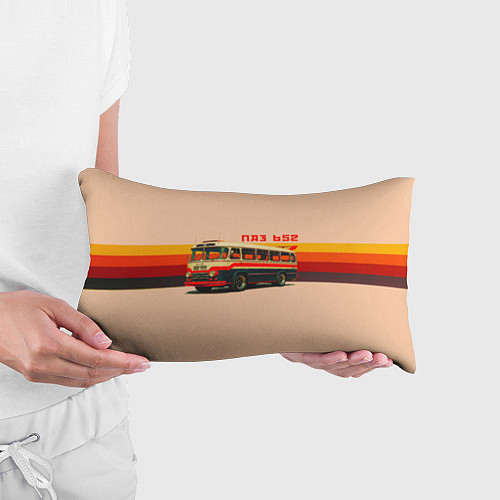 Подушка-антистресс ПАЗ 652 ретро автобус поп-арт / 3D-принт – фото 3