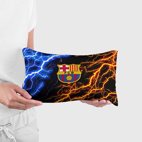 Подушка-антистресс Барселона неоновый шторм / 3D-принт – фото 3