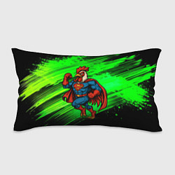 Подушка-антистресс Петух - супергерой, цвет: 3D-принт