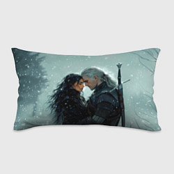 Подушка-антистресс Йеннифэр и Геральт в обнимку, цвет: 3D-принт