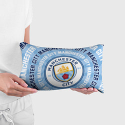 Подушка-антистресс Манчестер Сити надписи и логотип, цвет: 3D-принт — фото 2