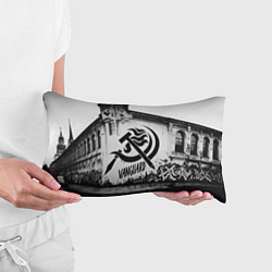 Подушка-антистресс Серп и молот - авангард, цвет: 3D-принт — фото 2
