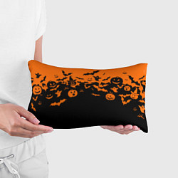 Подушка-антистресс Хэллоуин тыквы и призраки, цвет: 3D-принт — фото 2