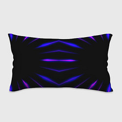 Подушка-антистресс Color black neon stripes, цвет: 3D-принт