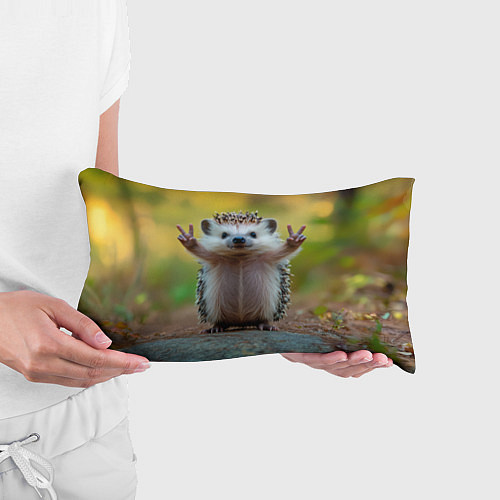 Подушка-антистресс Милый ежик позирует / 3D-принт – фото 3