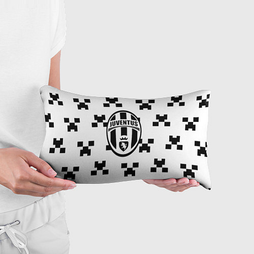 Подушка-антистресс Juventus x minecraft pattern / 3D-принт – фото 3
