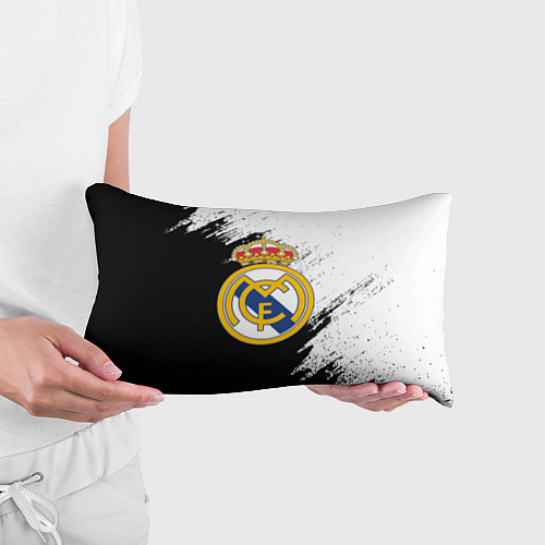 Подушка-антистресс Real Madrid текстура штрихи / 3D-принт – фото 3