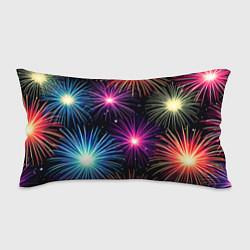 Подушка-антистресс Стилизованный праздничный салют, цвет: 3D-принт